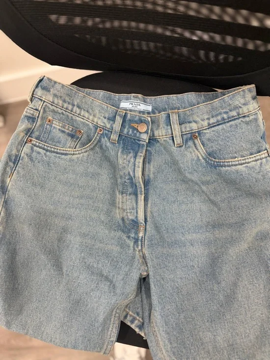 Prada Women’s Light Blue Straight-Leg Jeans - Picture 2 of 6